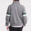 Philadelphia eagles full zip fleece gray jacket