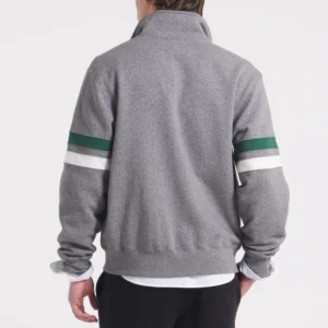 Philadelphia eagles full zip fleece gray jacket