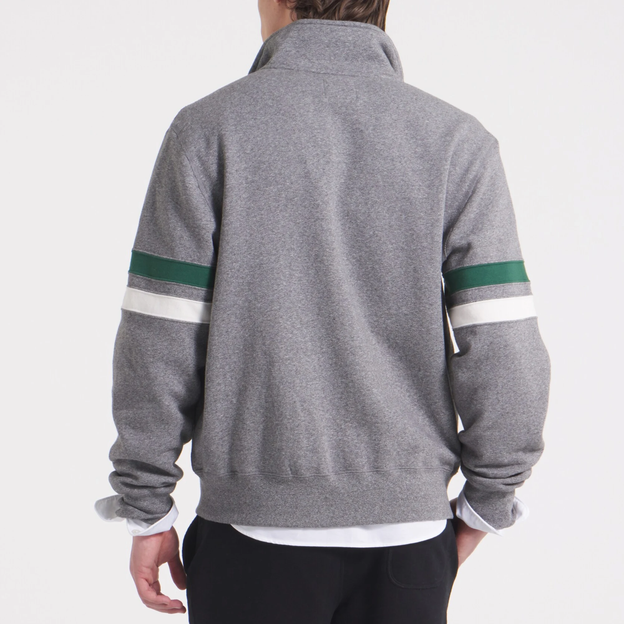 Philadelphia eagles full zip fleece gray jacket