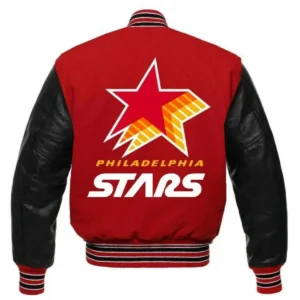 Philadelphia stars letterman wool leather varsity jacket 1 1