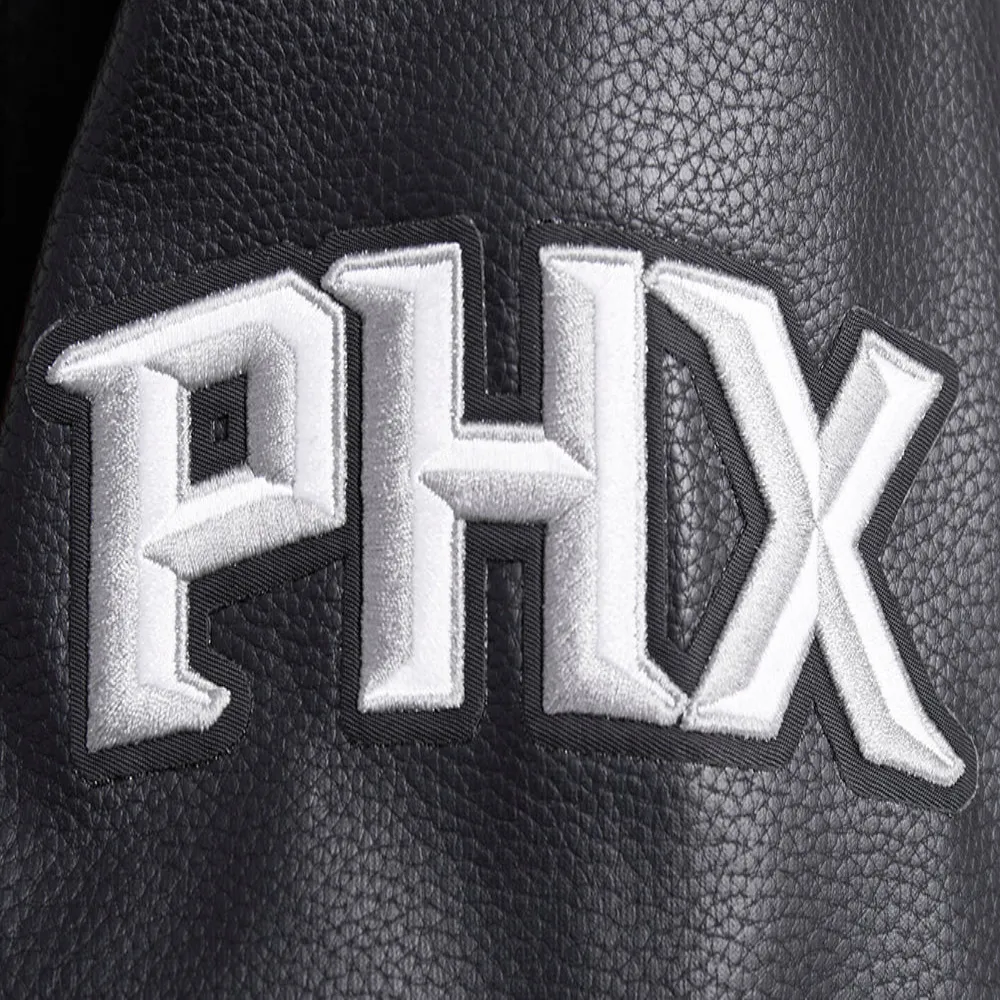 Phoenix suns pro standard pro prep black wool leather logo