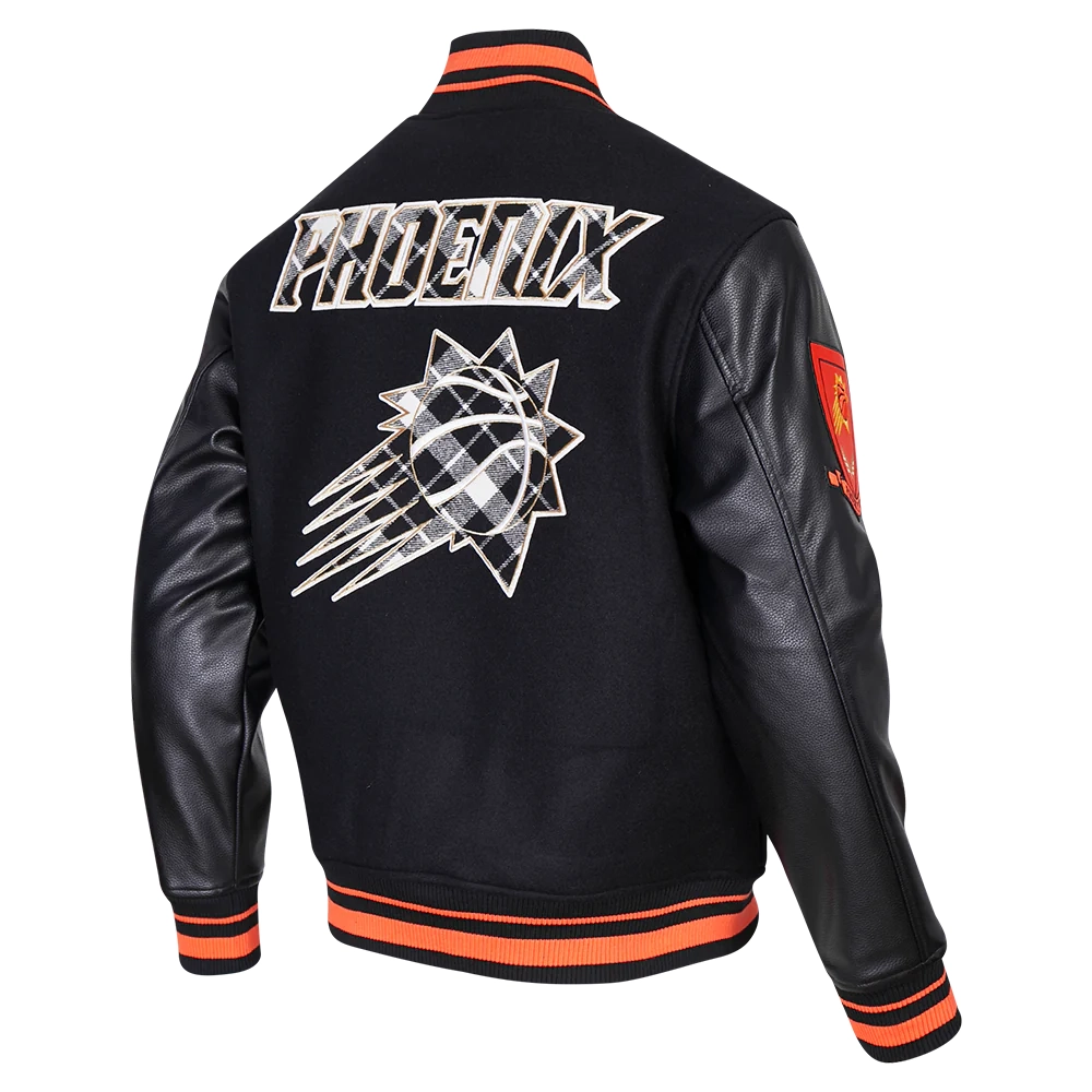 Phoenix suns pro standard pro prep black wool varsity jacket