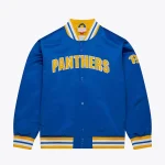 Pittsburgh Panthers On Field Full-Snap Blue Satin Jacket