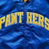 Pittsburgh panthers 80s blue bomber satin varsity jacket 2