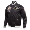 Purdue boilermakers classic black varsity jacket