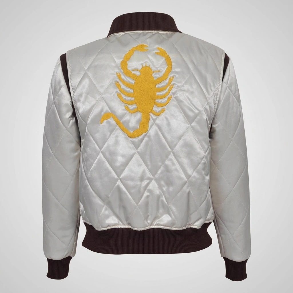 Ryan gosling drive 2011 white scorpion jacket