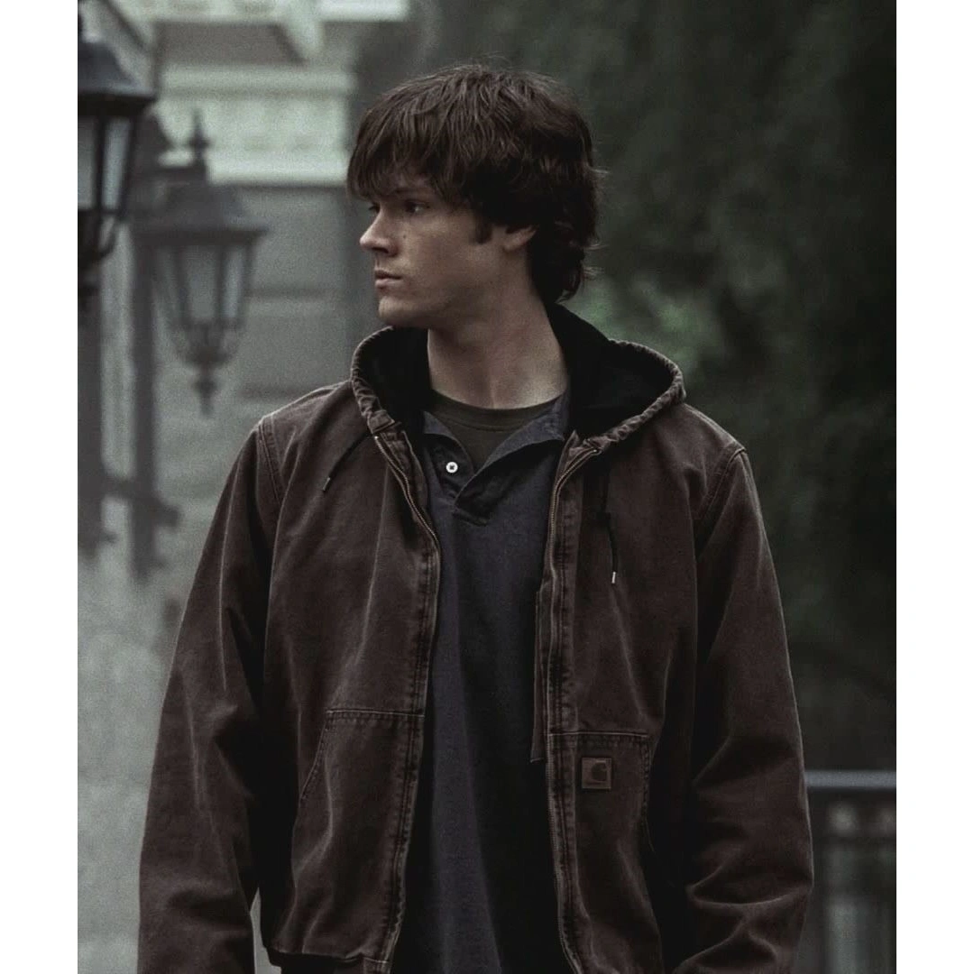 Sam Winchester Supernatural Brown Hooded Jacket