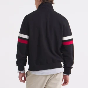 San francisco 49ers full zip fleece black jacket 1