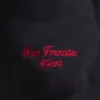 San francisco 49ers full zip fleece black jacket