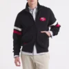 San francisco 49ers full zip fleece black jacket 2