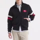 San francisco 49ers full zip fleece black jacket 2