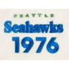 Seattle seahawks retro classic full snap satin patch