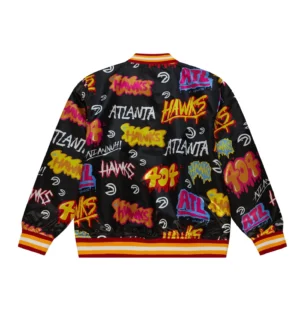 Slap sticker reversible jacket atlanta hawks 1