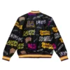 Slap sticker reversible jacket los angeles lakers 1