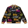 Slap sticker reversible jacket los angeles lakers