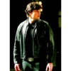Smallville clark kent black leather jacket