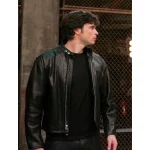 Smallville Season 6 Clark Kent Black Leather Jacket