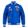 South carolina state bulldogs blue wool varsity jacket