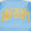 Southern jaguars crest emblem blue wool patches