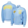 Southern jaguars crest emblem varsity jacket