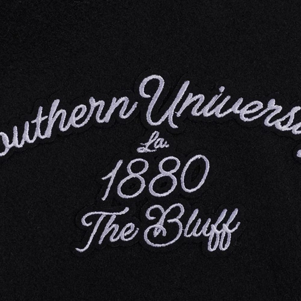 Southern jaguars hbcu vintage wool leather team patch