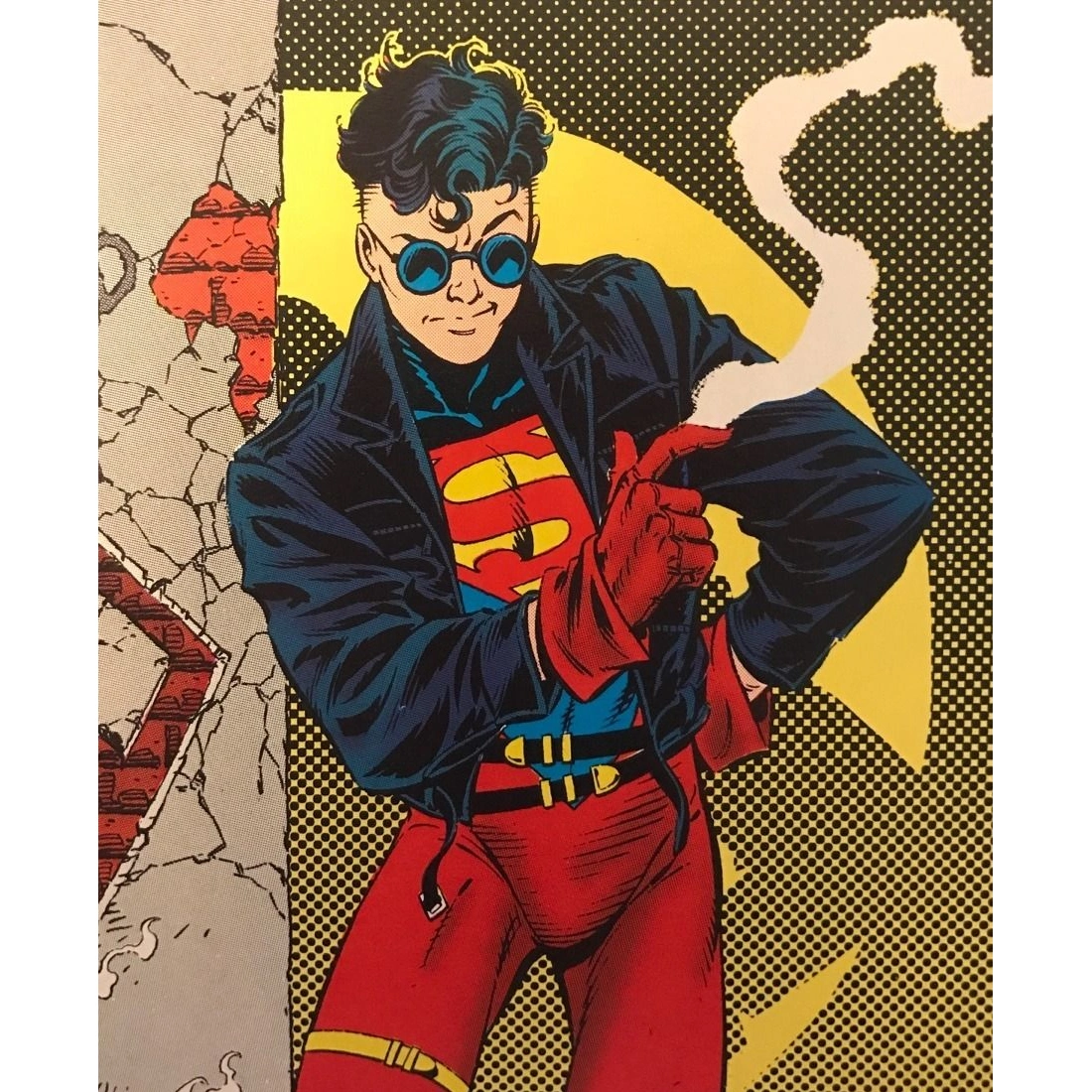 Superboy leather jacket