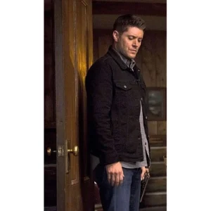 Supernatural black cotton jacket