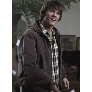 Supernatural brown hooded jacket