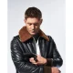 Supernatural dean winchester black leather jacket