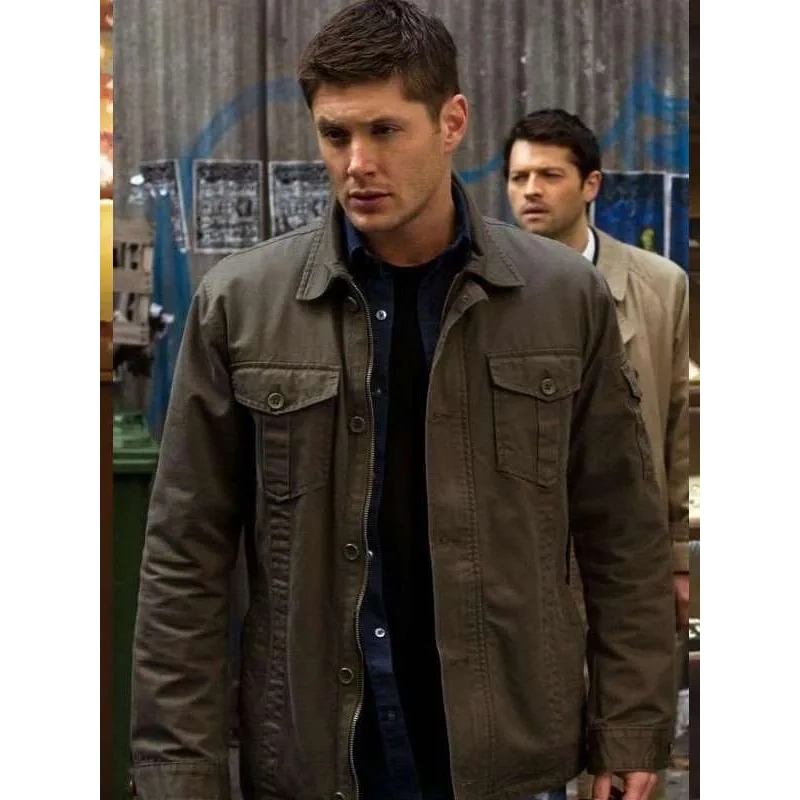 Supernatural dean winchester gray jacket