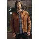 Supernatural sam winchester brown cotton jacket