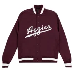 Texas A&M Aggies Coaches Polyester Maroon Jacket