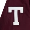 Texas am aggies coaches maroon polyester varsity jacket 4
