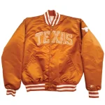 Texas Longhorns Vintage Orange Satin Jacket
