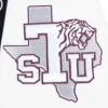 Texas southern tigers hbcu vintage black wool leather varsity patch