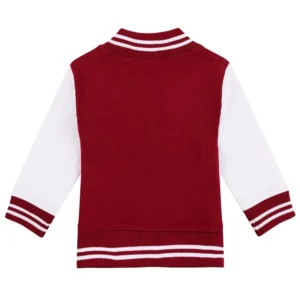 Texas tech raiders maroon satin varsity jacket 2