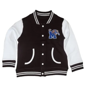 Tigers memphis of university black wool varsity jacket 2