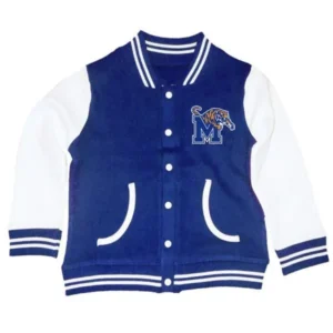 Tigers memphis of university blue wool varsity jacket 1