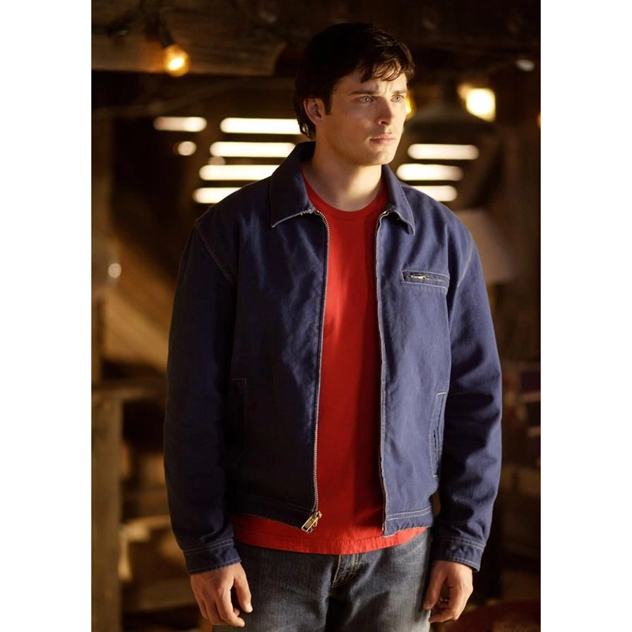 Tom welling blue jacket