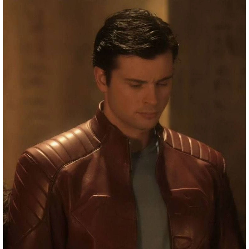 Tom welling red superman jacket