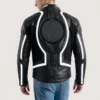 Tron motorcycle jacket black