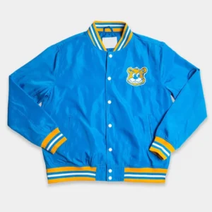 Ucla bruins script blue satin varsity jacket 2