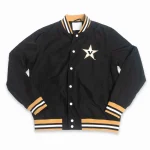 Vanderbilt Commodores Script Black Satin Jacket