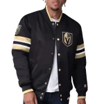 Vegas Golden Knights Scout Black Satin Jacket
