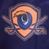 Virginia cavaliers classic rib knitted navy patch logo