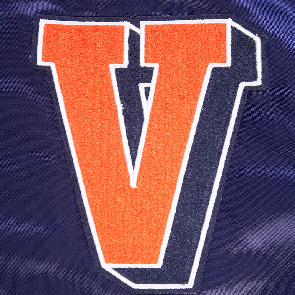 Virginia cavaliers classic rib knitted satin patches