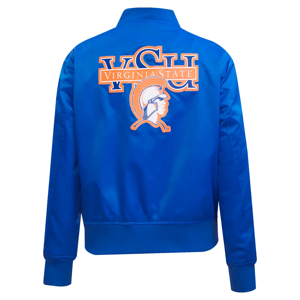 Virginia cavaliers womens classic blue varsity jacket