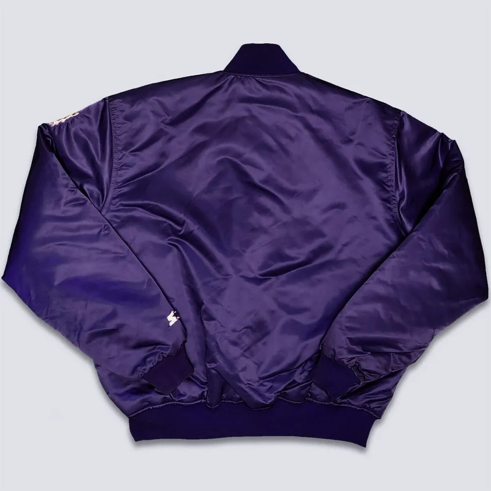 Washington huskies 90s purple satin varsity jacket 1