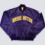 Washington Huskies 90’s Vintage Purple Satin Jacket