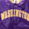 Washington huskies the enforcer purple satin varsity jacket 4